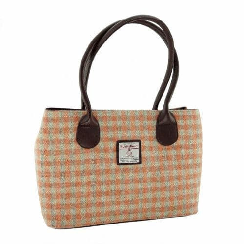 Bolso de Mano Harris Tweed para Damas - 100% Lana - Regalo para Mujer - Bolso de Hombro Tartán