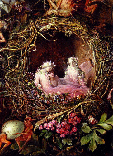 Fitzgerald John Anster Fairies In A Birds Nest detail 1