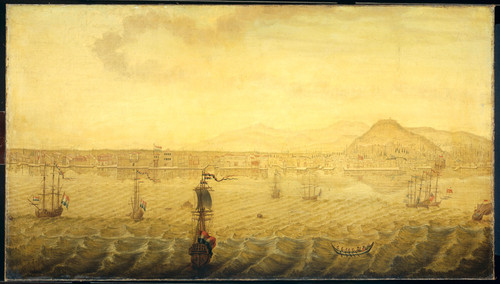 Knop, H. Вид Смирны, 1779, 77 cm х 138 cm, Холст, масло