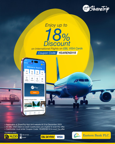 18� discount on International Flights on EBL VISA Cards EDM.jpg