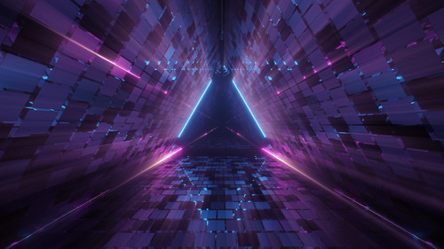 cool geometric triangular figure neon laser light great backgrounds.jpg