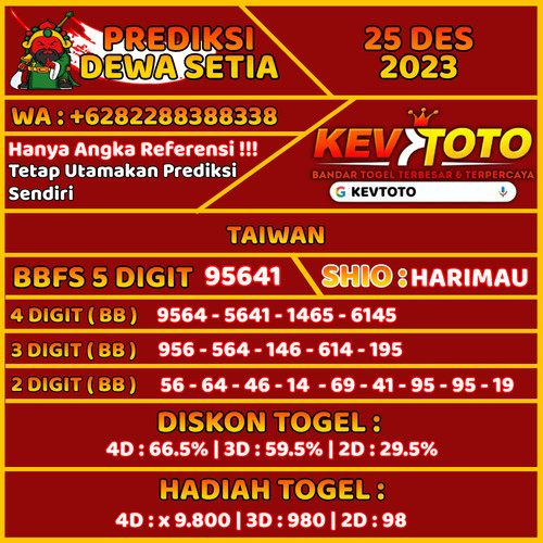 Prediksi Togel Toto 4D Taiwan Senin 25 Desember 2023.jpg