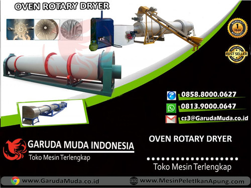 Mesin Drum Dryer atau Rotary Dryer merupakan alat pengering padi, tepung, kompos, daun, bijih plastik sistem putar atau rotary