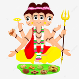 pngtree happy ugadi lord dattatreya png design png image 4506518
