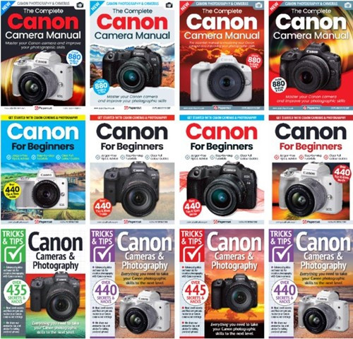 Canon Camera The Complete Manual, Tricks And Tips, For Beginners – 2023 Full Year Issues Collection
