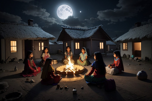 DreamShaper v7 Imagine a spine chilling indian village chilli 3.jpg