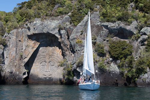 Lake Taupo Yacht Cruise | Maori Rock Carvings | Sail Barbary.jpg