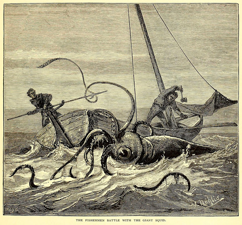 Giant squid attacking a boat by Victor Nehlig.jpg
