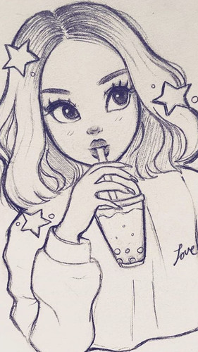 Cute anime girl sketch.jpg