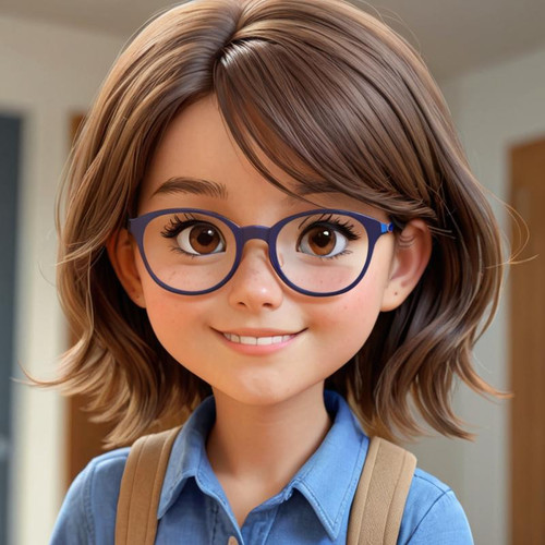 The+image+shows+a+cute+cartoon+girl+with+glasses.+She+has+brown+hair+and+brown+eyes.+She+is+wearing+.jpg