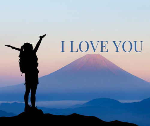 Pink Blue Mountain Top Photo Motivational Quote Facebook Post.png