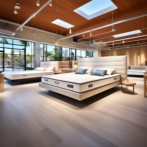 california style mattress store with lots of mattresses 917072395.png