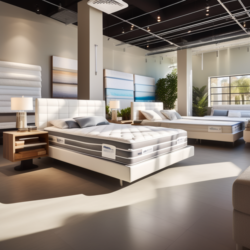 california style mattress store with lots of mattresses 117962825.png
