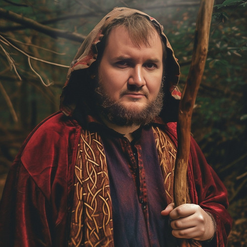 bullzard fantazy wizard pose r in a forest in the style of dark 4c7da535 519a 40e7 af0f 765e7448834b.jpg