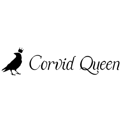 white Corvid+Queen+Site+Logo.png