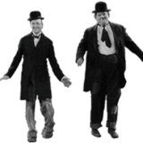 Laurel and Hardy Dancing