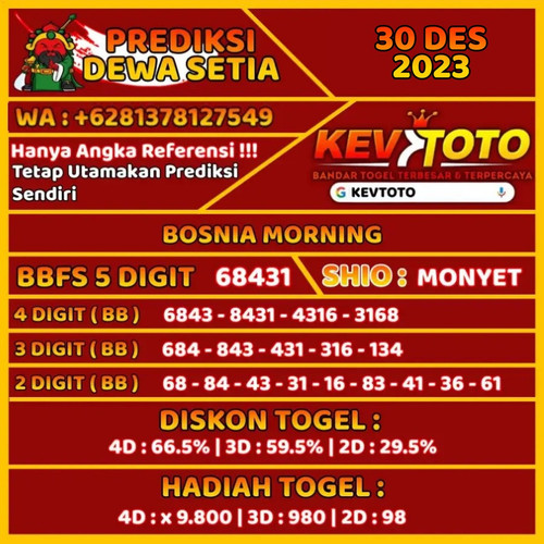 Prediksi Togel Toto 4D Bosnia Morning Sabtu 30 Desember 2023.jpg