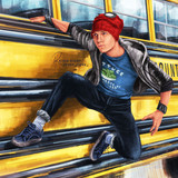 peter parker bus ride by ryanrigby dei5ush fullview