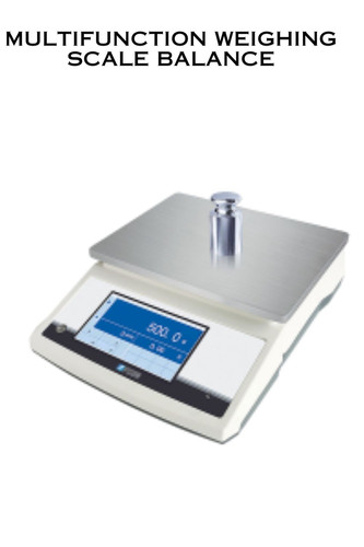 A multifunction weighing scale balance is a versatile device used to measure the weight of various objects accurately and precisely.  Touch screen device for effortless operation