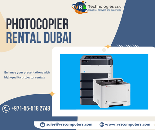 Get access to premium Photocopier Rental Dubai deals offered by VRS Technologies LLC. Whether you need short-term or long-term rentals, we have the perfect solution for you. Contact us at +971-55-5182748 and experience hassle-free rental services.

Visit: https://www.vrscomputers.com/computer-rentals/printer-rentals-in-dubai/