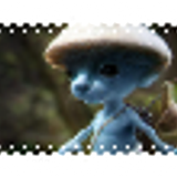 smurf cat stamp