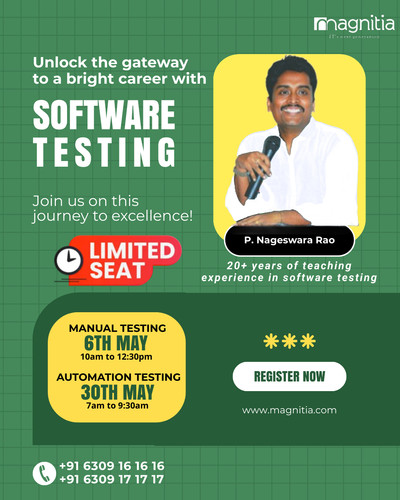 Software Testing New Batch Started From 6th May.jpg