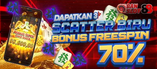 BAN SLOT SCATTER BIRU 1