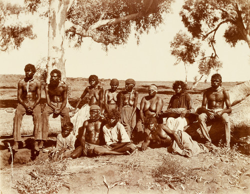 # 26780Photographer unknown.Aboriginal group on a pastoral station, Western Australia, circa 1890..jpg