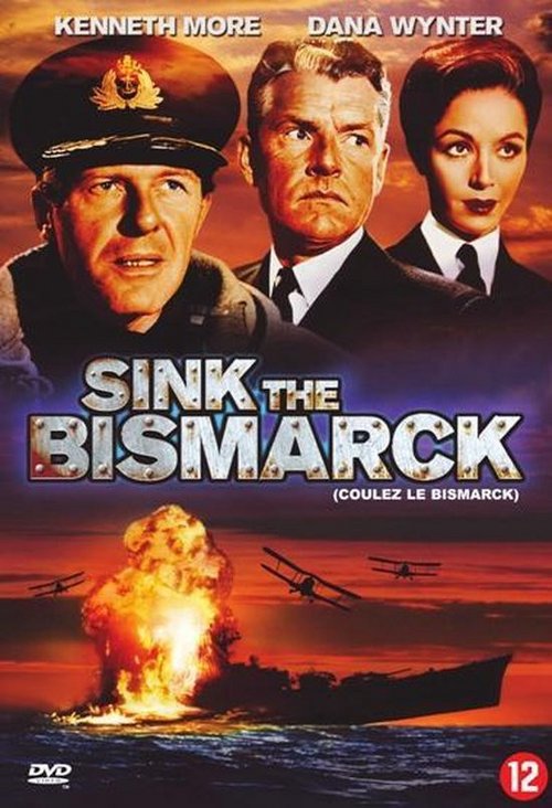 Zatopić pancernik Bismarck! / Sink the Bismarck! (1960) PL.1080p.BDRip.H264-wasik / Lektor PL