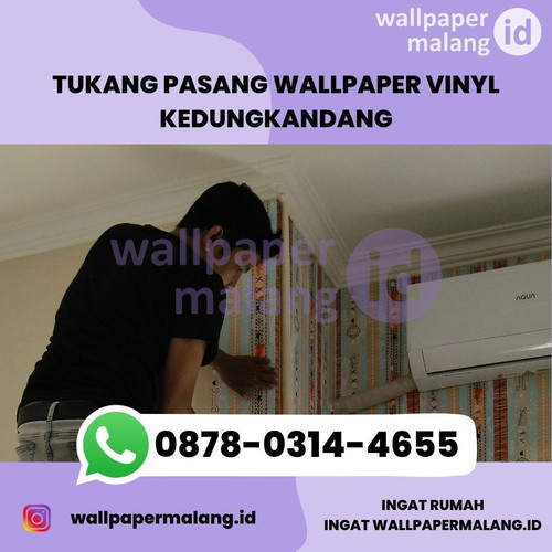 TUKANG PASANG WALLPAPER VINYL KEDUNGKANDANG