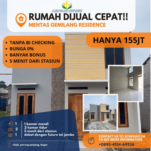 BIAYA HEMAT,CALL 0895-4154-69536,Rumah Murah Di Bogor No Bi Cheking.jpg