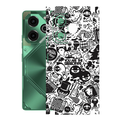 Tecno Pova 6 Pro (5G) B&WGraffiti