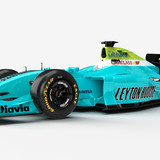 9.1 1990 Leyton House Front Left Tyre View