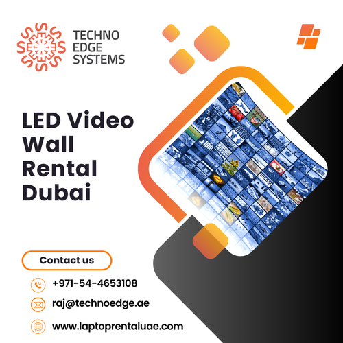Transform your event with LED Video Wall Rental in Dubai by Techno Edge Systems. Enhance your visual experience with high-quality LED displays. Contact us now at +971-54-4653108 for top-notch video wall solutions tailored to your needs. Upgrade your next event with our state-of-the-art LED technology. For more info Visit us - https://www.laptoprentaluae.com/video-wall-rental-dubai/