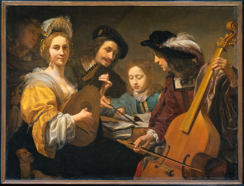 Kuijl, Gerard van Музицирующая компания, 1651, 99 cm х 131 cm, Холст, масло