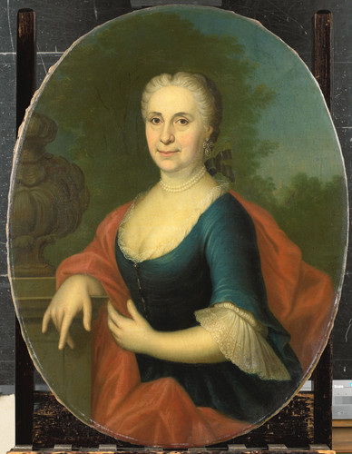 Kuster, Conrad Cornelia van Schuylenburgh (1703 84). Жена Diederik van Bleyswijk, 1761, 87,5 cm х 67