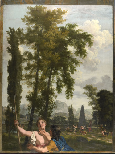 Lairesse, Gerard de Итальянский пейзаж с пастухом и пастушкой, 1687, 290 cm х 212 cm, Холст, масло