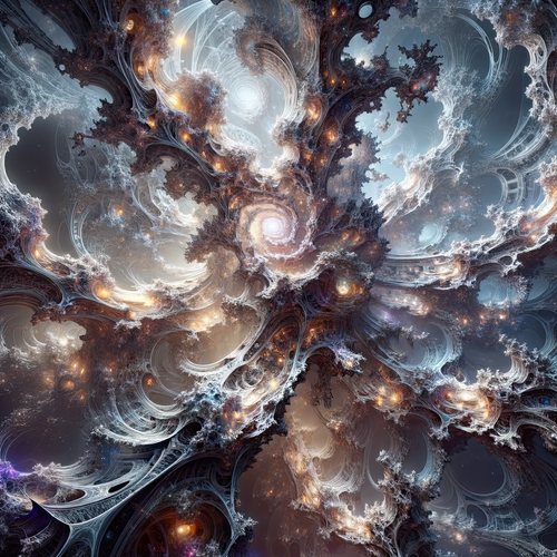 DALL·E 2023 12 08 23.05.56 A transcendently complex fractal starscape, overflowing with hyperbolical