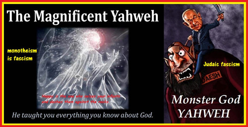 netanyahu riding the monster god yahweh.jpg