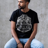 close up portrait man shirt mockup