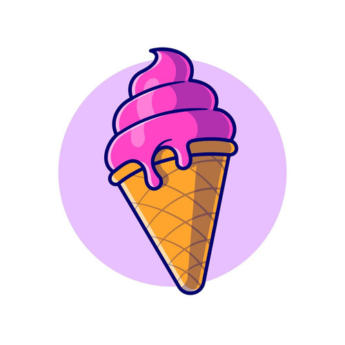 ice cream cone cartoon icon illustration sweet food icon concept isolated flat cartoon style 138676 .jpg