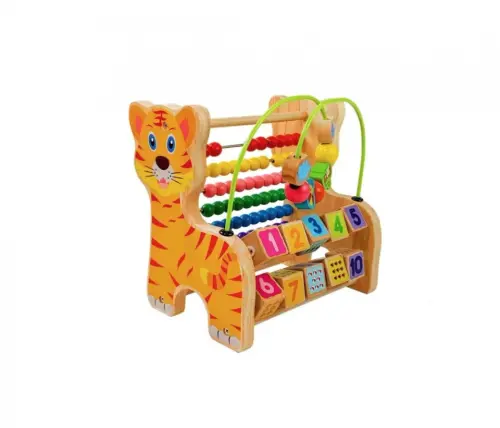 abac din lemn educational in forma de tigru 1.webp