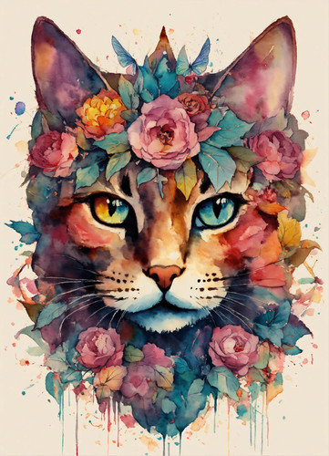cat head in the watercolor style of David Paul Sey.jpg