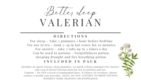 Valerian root package label.png