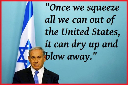 bibi satanyahu quote on what he intends for america.jpg