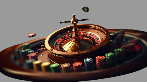 pngtree realistic 3d roulette wheel and slot machine coupon with free spins image 3823277 removebg p.png