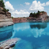 Danau Biru Pengaron
