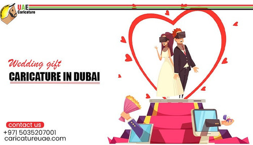 Wedding gift caricature in Dubai.jpg