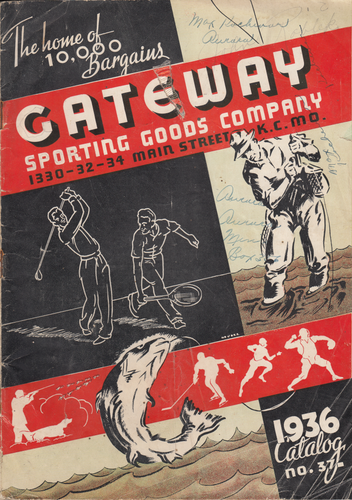1936 (1936 Catalog No. 37) Gateway Sporting Goods Co., Kansas City, MO (front cover)