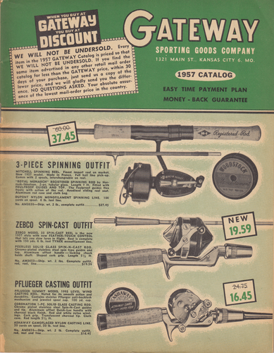 1957 (1957 CATALOG) Gateway Sporting Goods Co., Kansas City, MO (front cover)